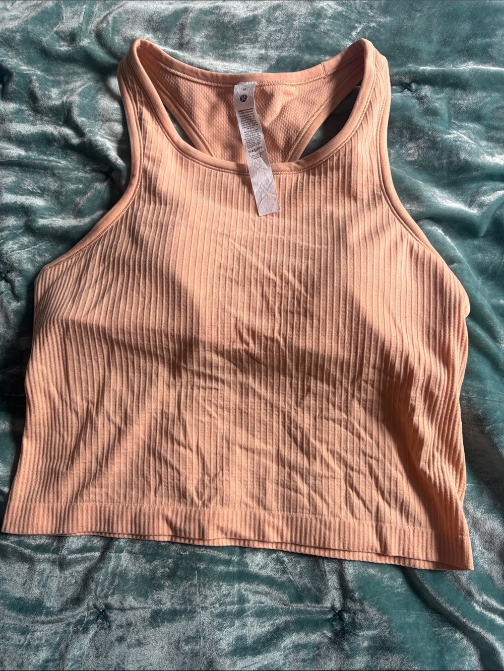 Lululemon Ribbed Peach Tank Top - Women